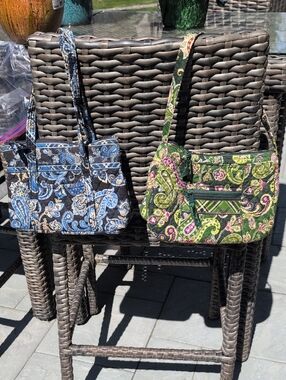 Vera Bradley Bundle Of 2 Handbags. EUC